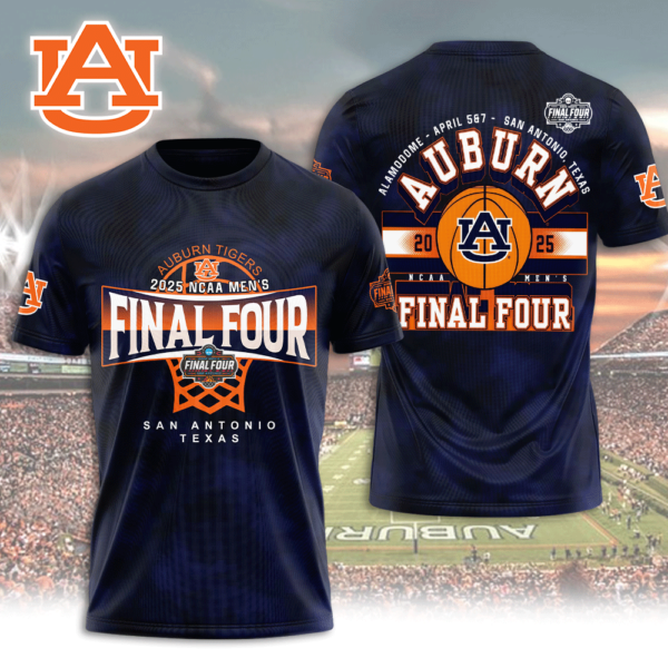 Auburn Tigers Men's Basketball 3D Apparel - NGHIAVT 1970