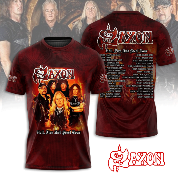 Saxon Band 3D Apparel - NGHIAVT 2060