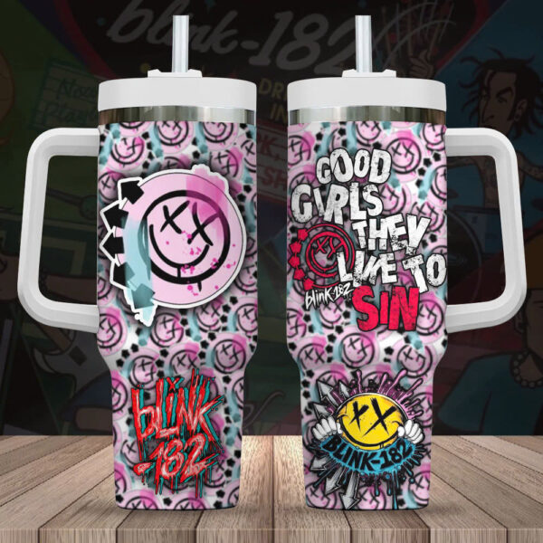 Blink-182 40oz Stanley Tumbler - NGHIAVT 2155