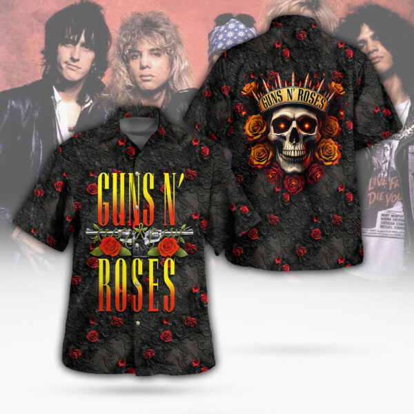 Guns N' Roses 3D Hawaiian Shirt - NGHIAVT 2170
