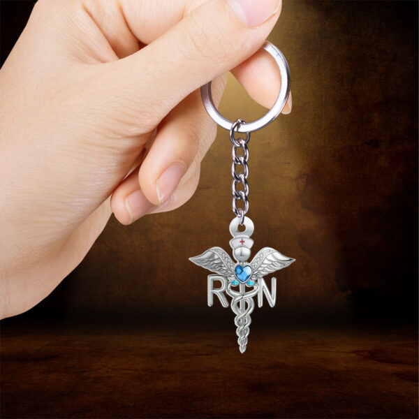 Nurse Custom Shape 1-sided Keychain - HOATT 10025