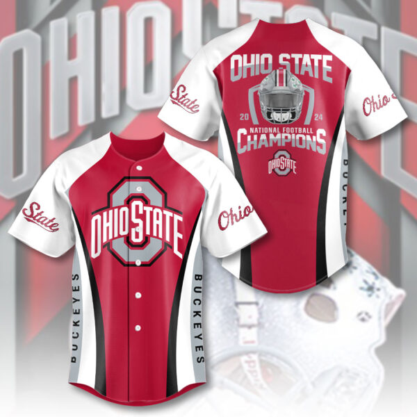Ohio State Buckeyes Football Baseball Jersey - HOATT 9653