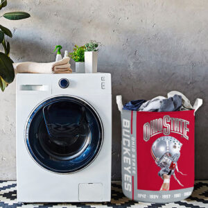 Ohio State Buckeyes Football Laundry Basket – HOATT 9676