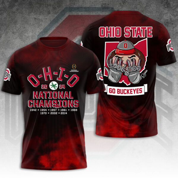 Ohio State Buckeyes Football 3D Apparel - HOATT 9675