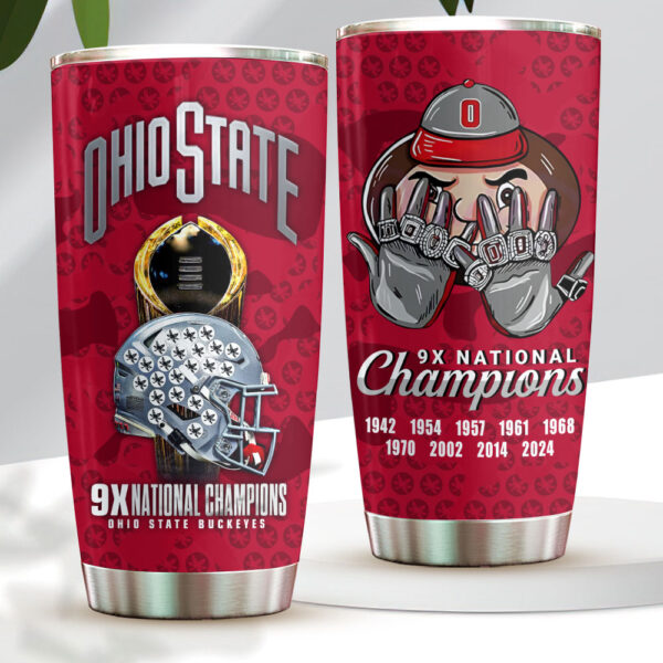 Ohio State Buckeyes Football Tumbler Cup - HOATT 9673