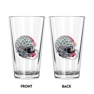 Ohio State Buckeyes Football 16oz Print Glass Cup - TANTN 12140