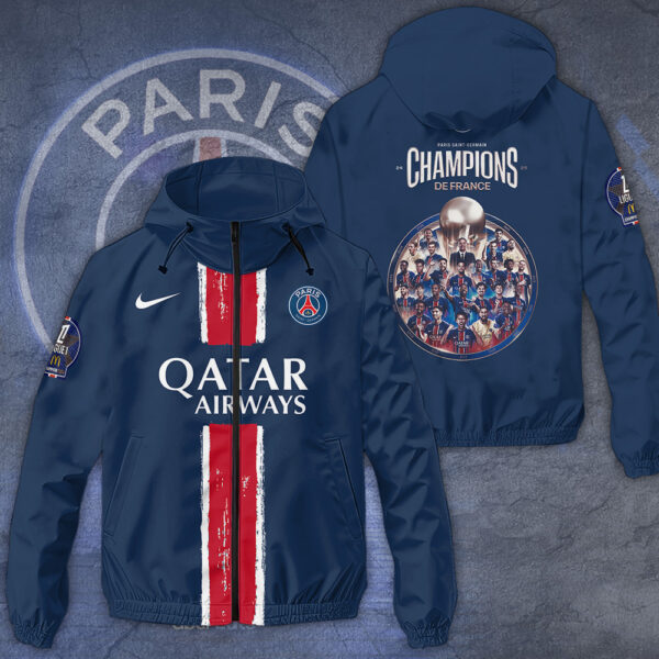 Paris Saint-Germain 3D Windbreaker Jacket - TANTN 12044
