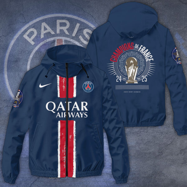 Paris Saint-Germain 3D Windbreaker Jacket - TANTN 12045