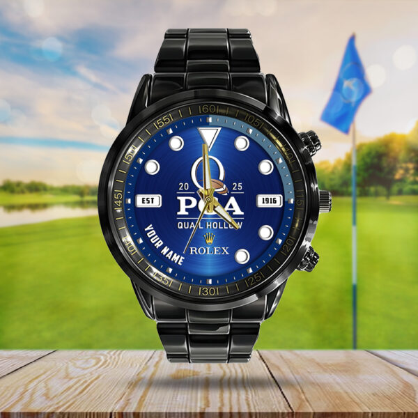 Personalized Golf PGA Championship x Rolex Black Stainless Steel Watch - MAITM 10712