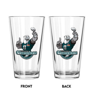 Philadelphia Eagles 16oz Print Glass Cup - TANTN 12141