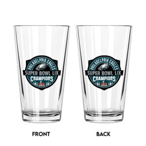 Philadelphia Eagles 16oz Print Glass Cup - TANTN 12144