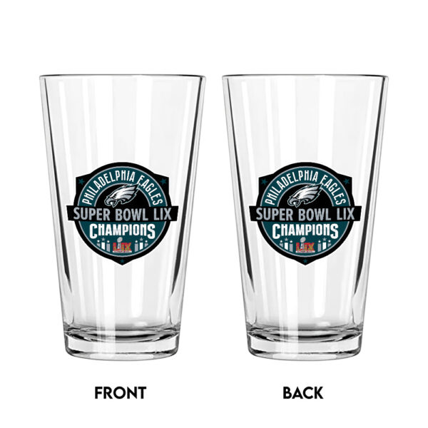 Philadelphia Eagles 16oz Print Glass Cup - TANTN 12144