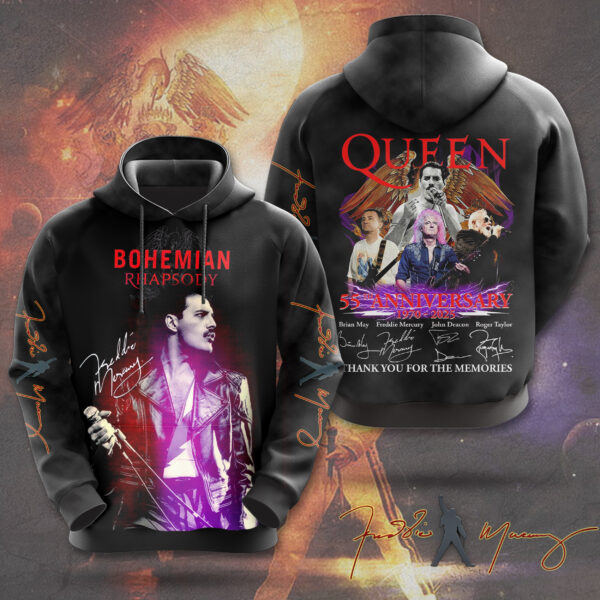 Queen Band x Freddie Mercury 3D Apparel - MAITM 10512