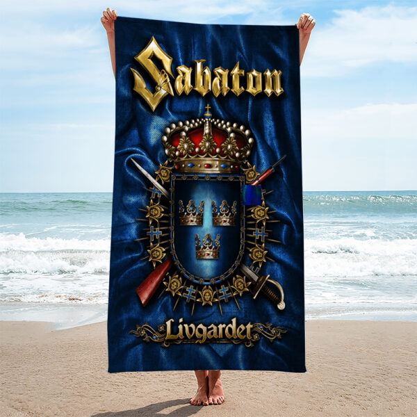 Sabaton Rectangle Beach Towel - HOATT 9890