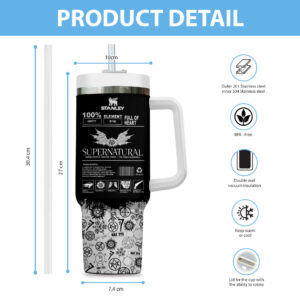 Supernatural 40oz Stanley Tumbler - TANTN 12171