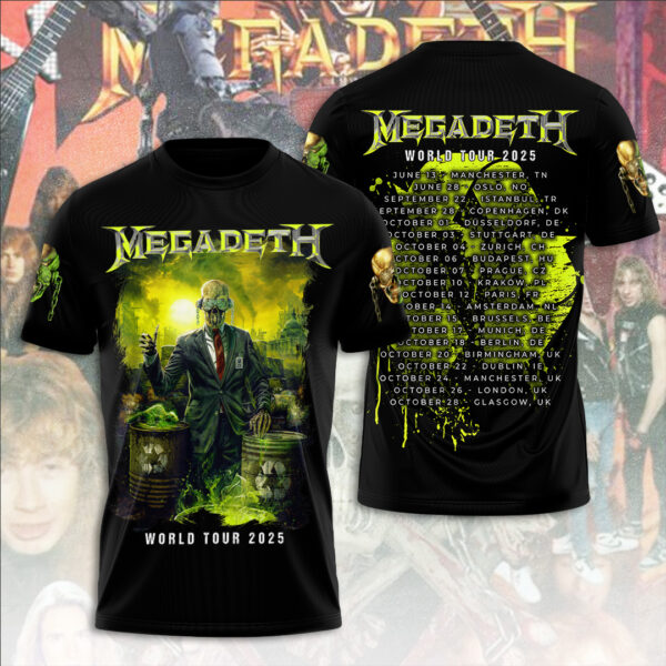 Megadeth Band 3D Apparel – TANTN 11775