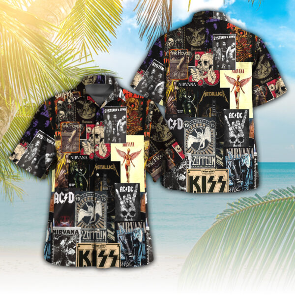 Rock Music 3D Hawaiian Shirt - TANTN 11806