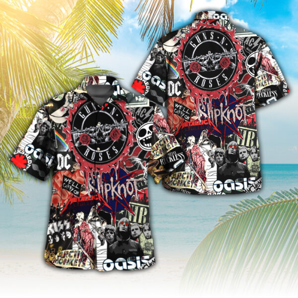 Rock Music 3D Hawaiian Shirt - TANTN 11807