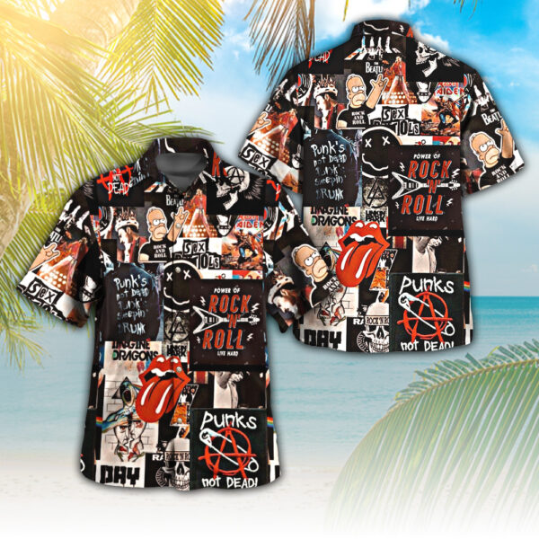 Rock Music 3D Hawaiian Shirt - TANTN 11810