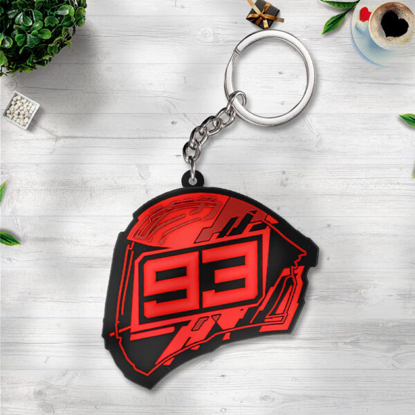 Marc Marquez Custom Shape 2-sided Keychain - TANTN 12025