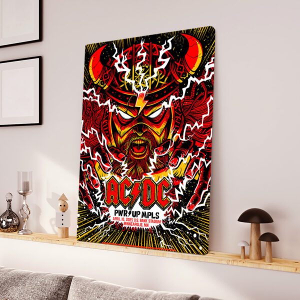 Rock Music Rectangle Canvas With Inner Frame - TANTN 12049