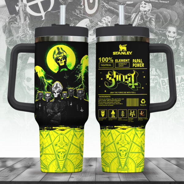 Ghost Band 40oz Stanley Tumbler - TANTN 12079
