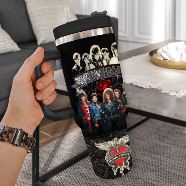 Bon Jovi 40oz Stanley Tumbler - TANTN 12092
