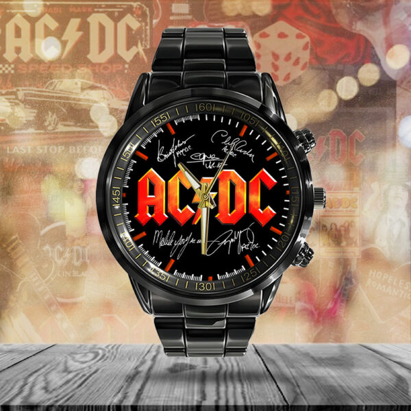 Rock Music Black Stainless Steel Watch - TANTN 12204