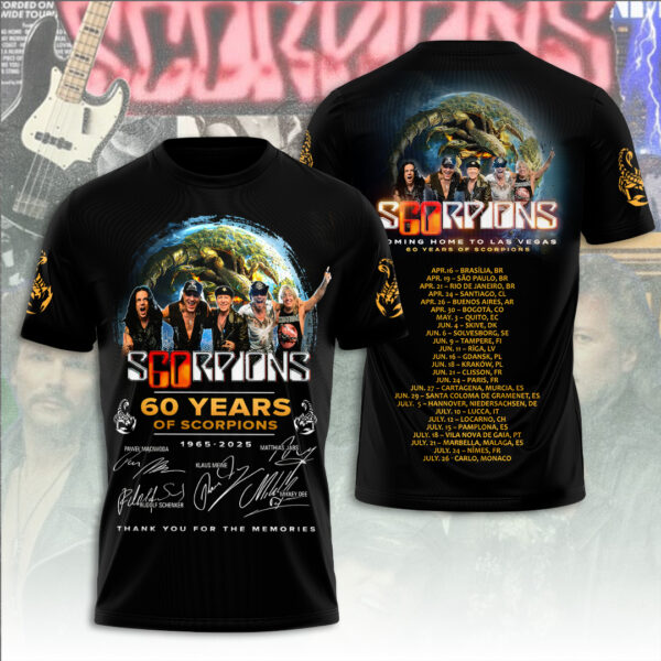 Scorpions Band 3D Apparel - TANTN 12216