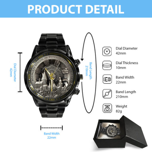 Harry Potter Black Stainless Steel Watch - TANTN 12262