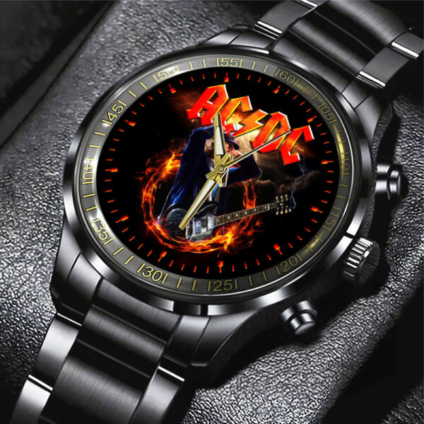 Rock Music Black Stainless Steel Watch - TANTN 12282