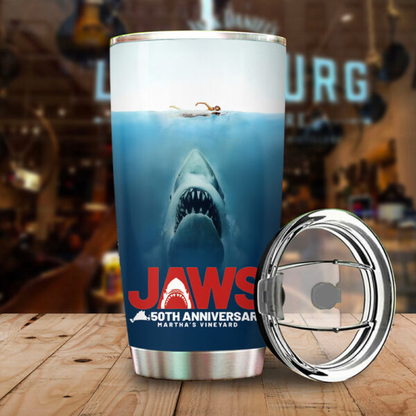 Personalized Jaws Tumbler Cup - TANTN 12359