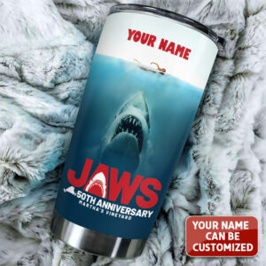 Personalized Jaws Tumbler Cup - TANTN 12359