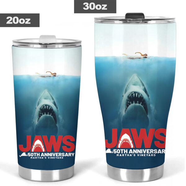 Personalized Jaws Tumbler Cup - TANTN 12359