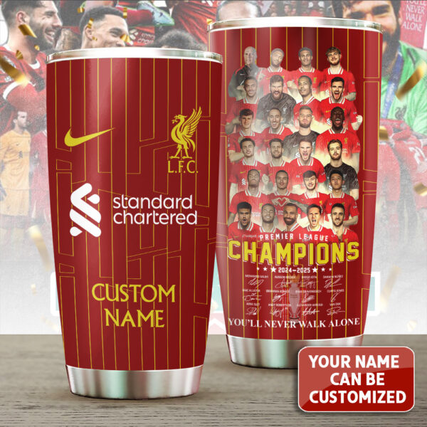 Personalized Liverpool FC Tumbler Cup - TANTN 12384