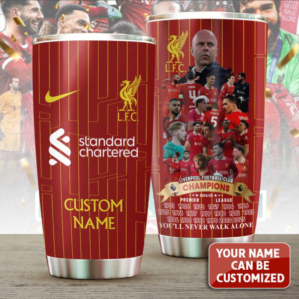 Personalized Liverpool FC Tumbler Cup - TANTN 12385