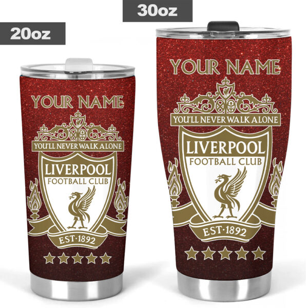 Personalized Liverpool FC Tumbler Cup - TANTN 12395