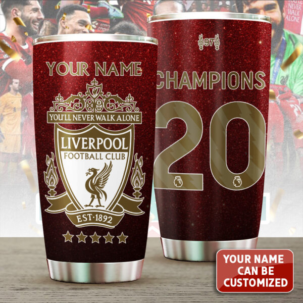 Personalized Liverpool FC Tumbler Cup - TANTN 12433