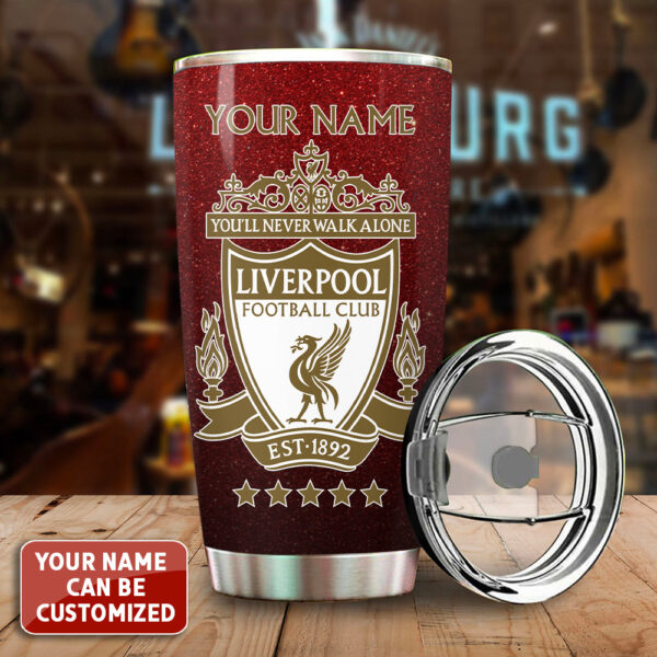 Personalized Liverpool FC Tumbler Cup - TANTN 12433