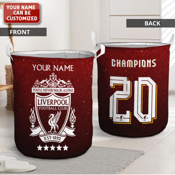 Personalized Liverpool FC Laundry Basket – TANTN 12447