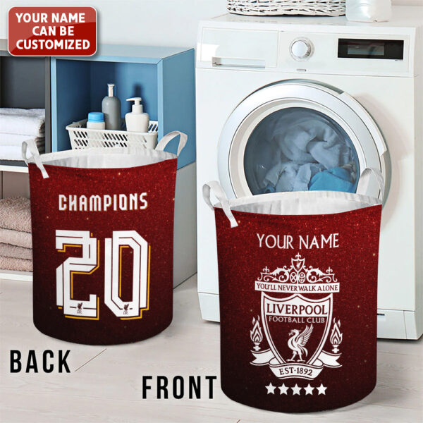Personalized Liverpool FC Laundry Basket – TANTN 12447