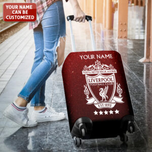 Personalized Liverpool FC Luggage Cover - TANTN 12448