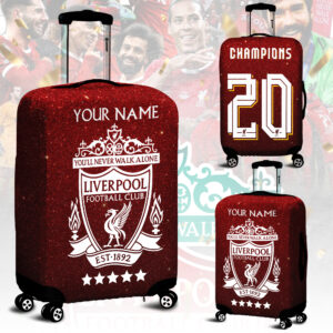 Personalized Liverpool FC Luggage Cover - TANTN 12448