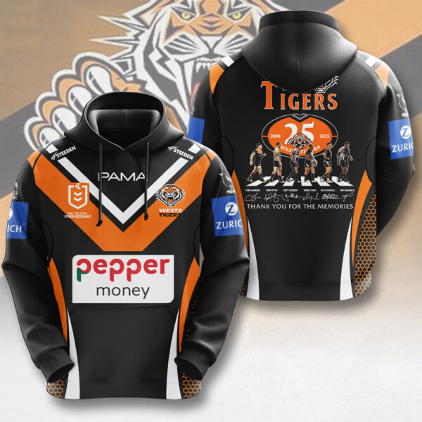 Wests Tigers 3D Apparel - MAITM 10789