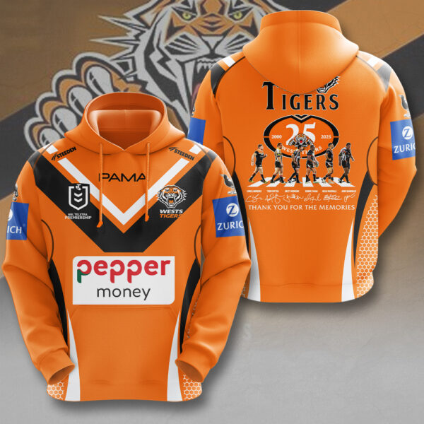 Wests Tigers 3D Apparel - MAITM 10853