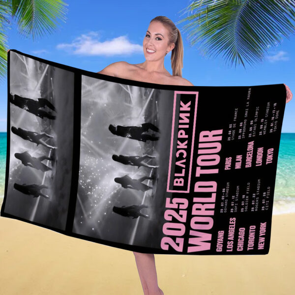 Blackpink Rectangle Beach Towel - MAITM 11121