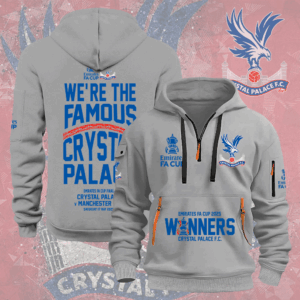 Crystal Palace FC 2D Quarter Zip Hoodie - MAITM 11149