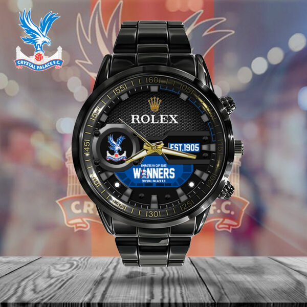 Crystal Palace FC x Rolex Black Stainless Steel Watch - MAITM 11108