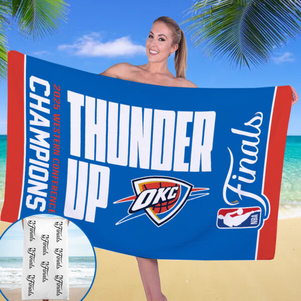 Oklahoma City Thunder Rectangle Beach Towel - MAITM 11303