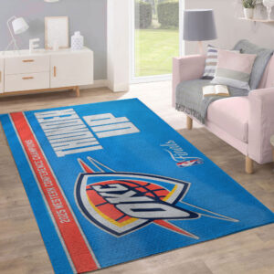 Oklahoma City Thunder Rectangular Rug - MAITM 11311